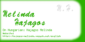 melinda hajagos business card